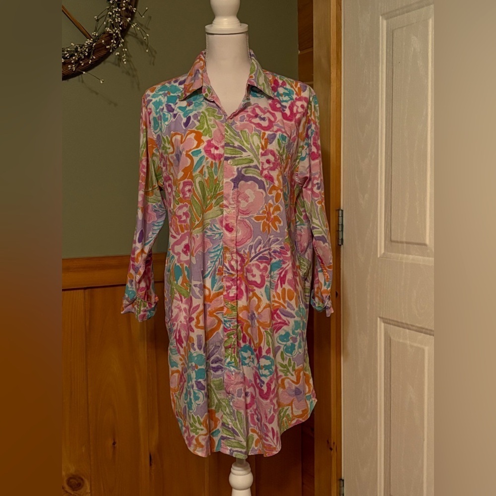 Lauren Ralph Lauren Women Multicolor Night Gown Dress Coverup
